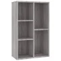 Regal aus grauem Sonoma-Sperrholz 50x25x80cm von vidaXL, Bücherregale und Regale - Ref: Foro24-826612, Preis: 41,68 €, Rabatt: %