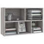 Regal aus grauem Sonoma-Sperrholz 50x25x80cm von vidaXL, Bücherregale und Regale - Ref: Foro24-826612, Preis: 43,03 €, Rabatt: %
