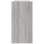 Estantería/Aparador madera contrachapada gris Sonoma 50x25x80cm de vidaXL, Librerías y estanterías - Ref: Foro24-826612, Prec...