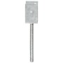Fence anchors 6 pcs silver galvanized steel 9x6x30 cm by vidaXL, Spikes for anchoring in the ground - Ref: Foro24-145316, Pri...