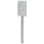 Fence anchors 6 pcs silver galvanized steel 9x6x30 cm by vidaXL, Spikes for anchoring in the ground - Ref: Foro24-145316, Pri...