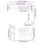 Parque infantil de exterior madera maciza Douglas de vidaXL, Columpios y estructuras de juegos - Ref: Foro24-3155826, Precio:...