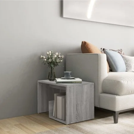 Beistelltisch aus grauem Sonoma-Sperrholz, 59 x 36 x 38 cm von vidaXL, Seitentische - Ref: Foro24-826633, Preis: 34,32 €, Rab...