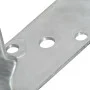 Fence anchors 6 pcs silver galvanized steel 12x6x15 cm by vidaXL, Spikes for anchoring in the ground - Ref: Foro24-145339, Pr...