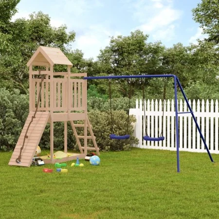 Solid pine wood outdoor playground by vidaXL, Swings and play structures - Ref: Foro24-3155873, Price: 348,48 €, Discount: %