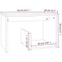 Beistelltisch aus grauem Sonoma-Sperrholz, 59 x 36 x 38 cm von vidaXL, Seitentische - Ref: Foro24-826633, Preis: 34,32 €, Rab...