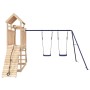 Spielplatz im Freien aus massivem Kiefernholz von vidaXL, Schaukeln und Spielgeräte - Ref: Foro24-3155873, Preis: 233,53 €, R...