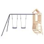 Solid pine wood outdoor playground by vidaXL, Swings and play structures - Ref: Foro24-3155873, Price: 348,48 €, Discount: %
