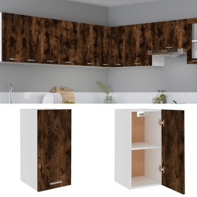 Engineered wood hanging furniture smoked oak 29.5x31x60cm by vidaXL, Kitchen cabinets - Ref: Foro24-826620, Price: 33,89 €, D...
