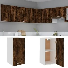 Hängemöbel aus Holzwerkstoff, geräucherte Eiche, 29,5 x 31 x 60 cm von vidaXL, Küchenschränke - Ref: Foro24-826620, Preis: 33...