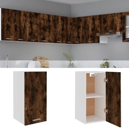 Engineered wood hanging furniture smoked oak 29.5x31x60cm by vidaXL, Kitchen cabinets - Ref: Foro24-826620, Price: 33,89 €, D...