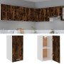 Engineered wood hanging furniture smoked oak 29.5x31x60cm by vidaXL, Kitchen cabinets - Ref: Foro24-826620, Price: 33,89 €, D...