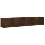 Wall shelf for CD wood in brown oak color 100x18x18 cm by vidaXL, Shelves and shelves - Ref: Foro24-826619, Price: 31,22 €, D...