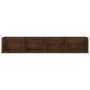 Wall shelf for CD wood in brown oak color 100x18x18 cm by vidaXL, Shelves and shelves - Ref: Foro24-826619, Price: 31,22 €, D...
