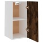 Engineered wood hanging furniture smoked oak 29.5x31x60cm by vidaXL, Kitchen cabinets - Ref: Foro24-826620, Price: 33,89 €, D...