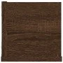 Wandregal für CDs aus Holz in der Farbe braune Eiche, 100 x 18 x 18 cm von vidaXL, Regale und Regale - Ref: Foro24-826619, Pr...