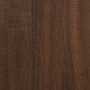 Wandregal für CDs aus Holz in der Farbe braune Eiche, 100 x 18 x 18 cm von vidaXL, Regale und Regale - Ref: Foro24-826619, Pr...