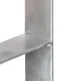 Fence anchors 6 pcs silver galvanized steel 14x6x60 cm by vidaXL, Spikes for anchoring in the ground - Ref: Foro24-145309, Pr...