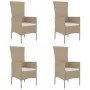 5-piece garden dining set with beige synthetic rattan cushions by vidaXL, Garden sets - Ref: Foro24-3157562, Price: 408,40 €,...
