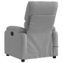 Sillón reclinable de masaje eléctrico tela gris claro