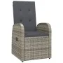 Garden dining set 7 pieces and gray synthetic rattan cushions by vidaXL, Garden sets - Ref: Foro24-3157586, Price: 1,00 €, Di...