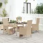 5-piece garden dining set with beige synthetic rattan cushions by vidaXL, Garden sets - Ref: Foro24-3157577, Price: 562,92 €,...