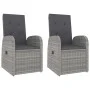 Juego muebles jardín 3 pzas madera acacia ratán sintético gris de vidaXL, Conjuntos de jardín - Ref: Foro24-3157655, Precio: ...