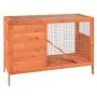 Massiver Stall aus braunem Kiefernholz, 103 x 44 x 69,5 cm von vidaXL, Käfige und Lebensräume für Kleintiere - Ref: Foro24-17...
