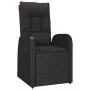 5-piece garden furniture set with black synthetic rattan cushions by vidaXL, Garden sets - Ref: Foro24-3157598, Price: 731,01...