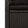 5-piece garden furniture set with black synthetic rattan cushions by vidaXL, Garden sets - Ref: Foro24-3157598, Price: 731,01...