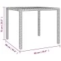 5-teiliges Gartenmöbel-Set mit schwarzen synthetischen Rattankissen von vidaXL, Gartensets - Ref: Foro24-3157598, Preis: 731,...