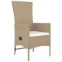 5-piece garden dining set with beige synthetic rattan cushions by vidaXL, Garden sets - Ref: Foro24-3157569, Price: 554,99 €,...
