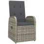 5-piece garden dining set with gray synthetic rattan cushions by vidaXL, Garden sets - Ref: Foro24-3157583, Price: 686,00 €, ...