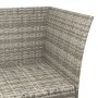 4-teiliges Gartenmöbel-Set und graue synthetische Rattankissen von vidaXL, Gartensets - Ref: Foro24-319691, Preis: 367,42 €, ...