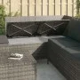 Set de muebles de jardín 4 pzas y cojines ratán sintético gris de vidaXL, Conjuntos de jardín - Ref: Foro24-319691, Precio: 3...