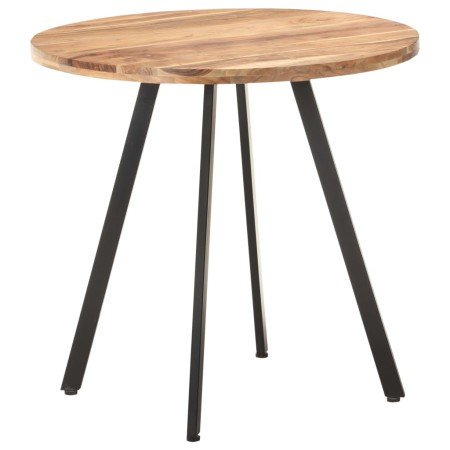 Mesa de comedor de madera maciza de acacia 80 cm en Mesas de cocina y de comedor | Comprar online en Foro24