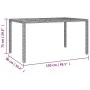 Garden dining set 7 pieces and gray synthetic rattan cushions by vidaXL, Garden sets - Ref: Foro24-3157594, Price: 1,00 €, Di...