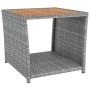 Gartenmöbel-Set 2-teilig Akazienholz grau synthetisches Rattan von vidaXL, Gartensets - Ref: Foro24-3157657, Preis: 207,65 €,...