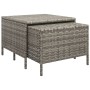 3-teiliges Gartenmöbel-Set und graue synthetische Rattankissen von vidaXL, Gartensets - Ref: Foro24-319693, Preis: 343,12 €, ...