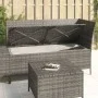 3-teiliges Gartenmöbel-Set und graue synthetische Rattankissen von vidaXL, Gartensets - Ref: Foro24-319693, Preis: 417,97 €, ...