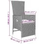 3-teiliges Gartenmöbel-Set aus Stahl und beigem synthetischem Rattan von vidaXL, Gartensets - Ref: Foro24-3157663, Preis: 277...