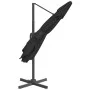 Cantilever parasol with black LEDs 400x300 cm by vidaXL, Umbrellas - Ref: Foro24-319931, Price: 250,49 €, Discount: %
