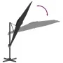 Cantilever parasol with black LEDs 400x300 cm by vidaXL, Umbrellas - Ref: Foro24-319931, Price: 250,49 €, Discount: %