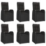 7-piece garden dining set and black synthetic rattan cushions by vidaXL, Garden sets - Ref: Foro24-3157603, Price: 1,00 €, Di...