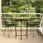 3-teiliges Garten-Ess-Set aus schwarzem synthetischem Rattan von vidaXL, Gartensets - Ref: Foro24-3157834, Preis: 171,08 €, R...