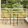 3-teiliges Garten-Esszimmerset aus synthetischem Rattan von vidaXL, Gartensets - Ref: Foro24-3157833, Preis: 177,63 €, Rabatt: %