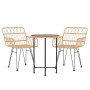 3-piece synthetic rattan garden dining set by vidaXL, Garden sets - Ref: Foro24-3157833, Price: 180,41 €, Discount: %