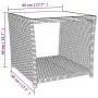 Garden lounge set 3 pieces synthetic rattan and black steel by vidaXL, Garden sets - Ref: Foro24-3157660, Price: 378,15 €, Di...
