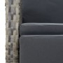 5-teiliges Garten-Essset mit grauen Kissen aus synthetischem Rattan von vidaXL, Gartensets - Ref: Foro24-3157593, Preis: 738,...