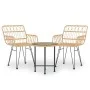 3-piece synthetic rattan garden dining set by vidaXL, Garden sets - Ref: Foro24-3157829, Price: 169,46 €, Discount: %